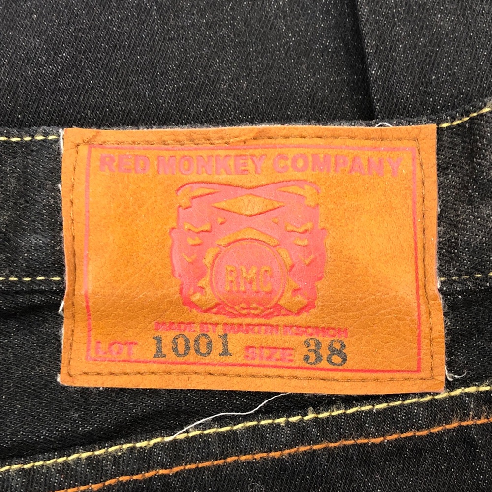Black Men’s Jeans with Embroidered Back Pockets - Picture 2 of 10